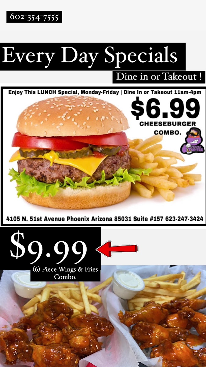 Purple Turtle Menu - Image 3